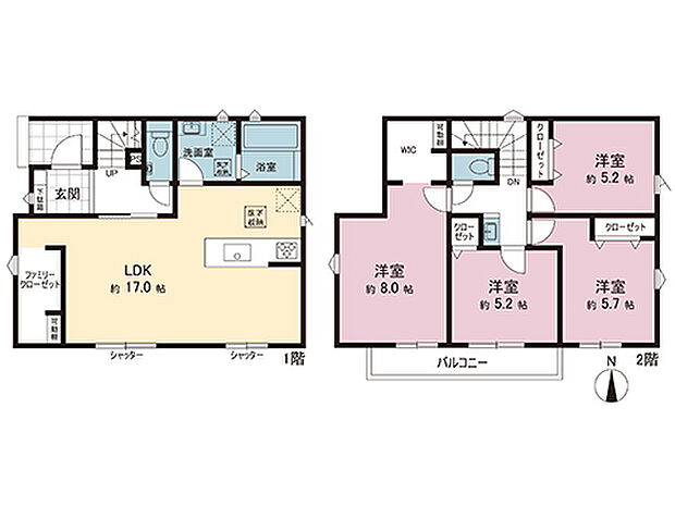間取図です。図面と異なる場合は現況を優先させていただきます。