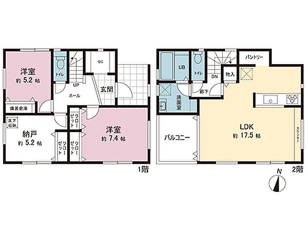 間取図です。図面と異なる場合は現況を優先させていただきます。