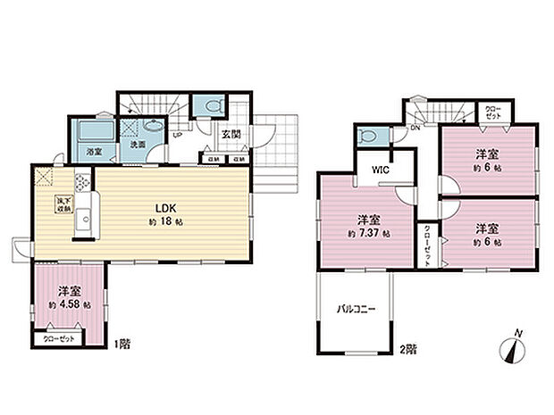 間取図です。図面と異なる場合は現況を優先させていただきます。