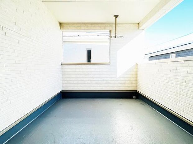 お洗濯ものを気持ち良く太陽の光で干せるのが嬉しいですね。