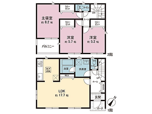 間取図です。図面と異なる場合は現況を優先させていただきます。