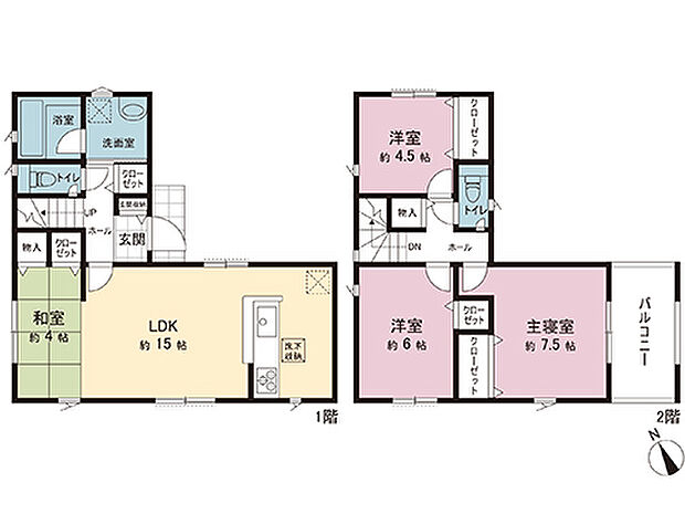 間取図です。図面と異なる場合は現況を優先させていただきます。