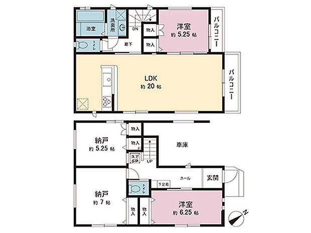 間取図です。図面と異なる場合は現況を優先させていただきます。