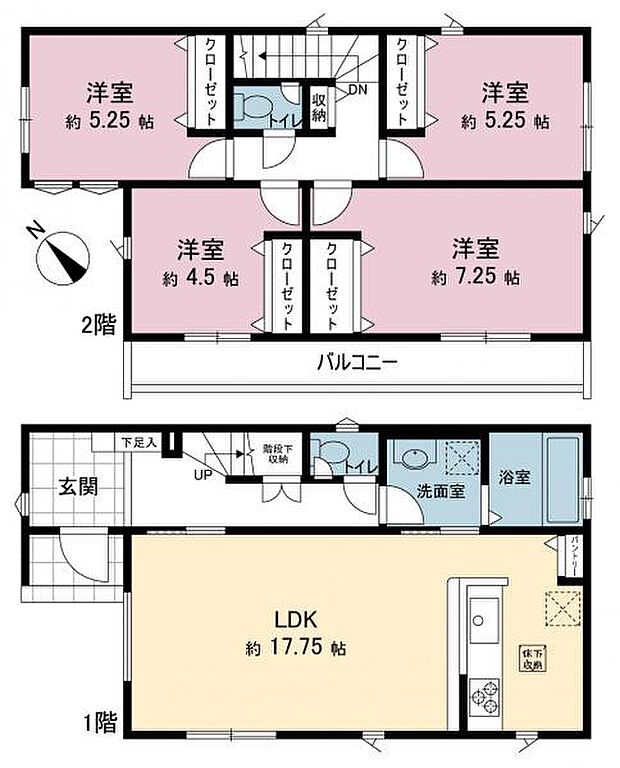 間取図です。図面と異なる場合は現況を優先させていただきます。