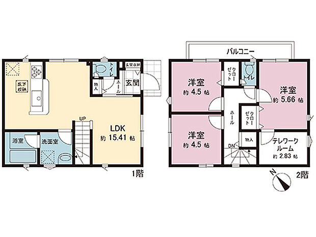 間取図です。図面と異なる場合は現況を優先させていただきます。