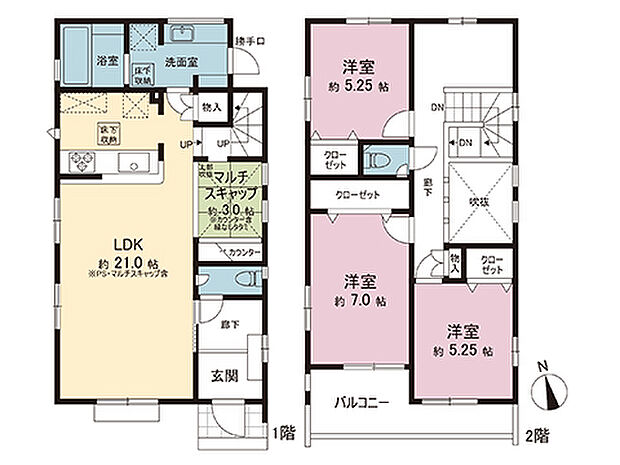 間取図です。図面と異なる場合は現況を優先させていただきます。