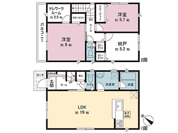 間取図です。図面と異なる場合は現況を優先させていただきます。