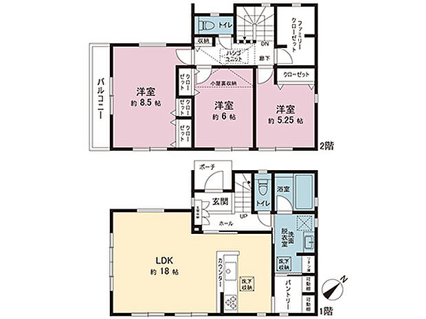 間取図です。図面と異なる場合は現況を優先させていただきます。