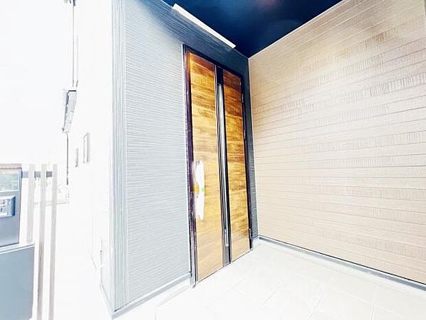 いつも気持ちよくご家族を迎えられる玄関です。