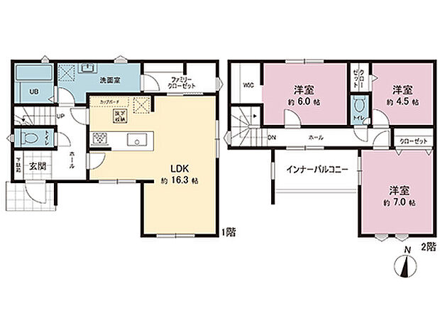間取図です。図面と異なる場合は現況を優先させていただきます。