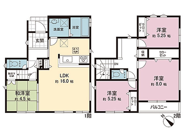 間取図です。図面と異なる場合は現況を優先させていただきます。