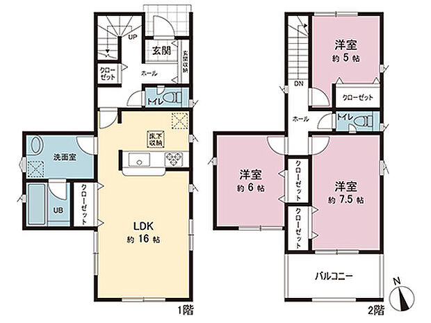 間取図です。図面と異なる場合は現況を優先させていただきます。