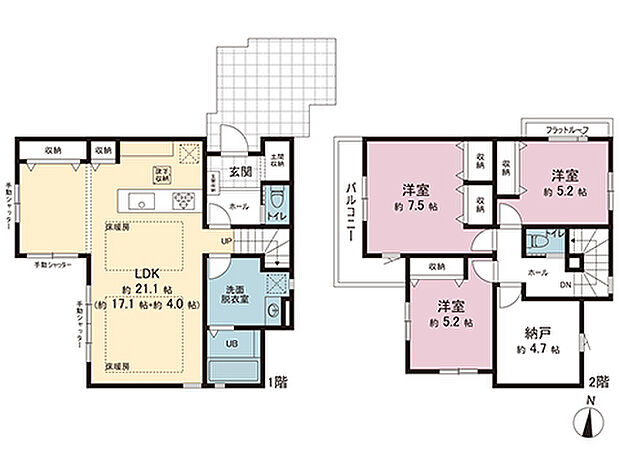 間取図です。図面と異なる場合は現況を優先させていただきます。