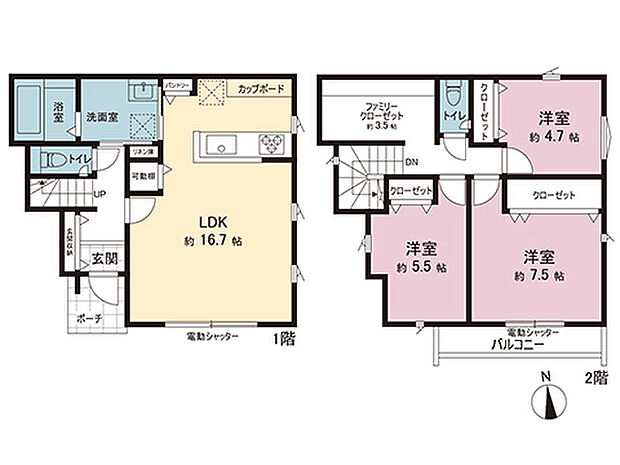 間取図です。図面と異なる場合は現況を優先させていただきます。