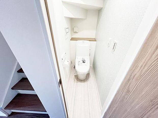 ほっと安らげるトイレ空間です。