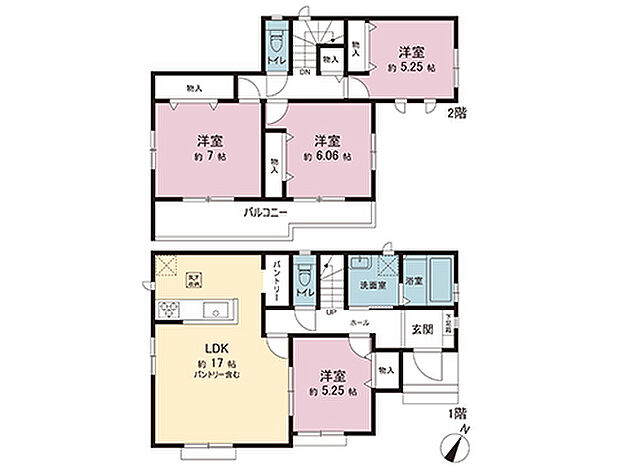 間取図です。図面と異なる場合は現況を優先させていただきます。