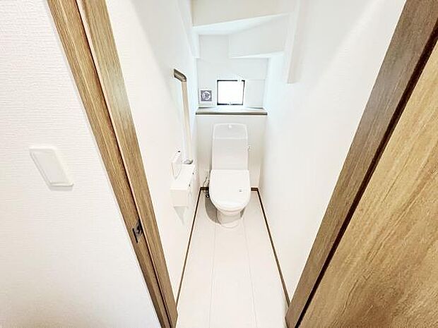 ほっと安らげるトイレ空間です。