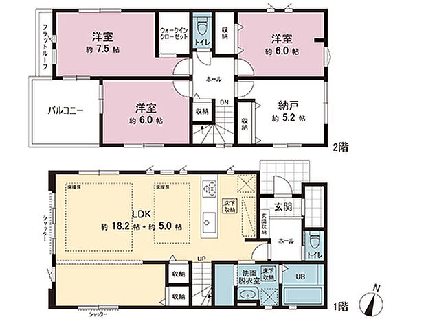 間取図です。図面と異なる場合は現況を優先させていただきます。