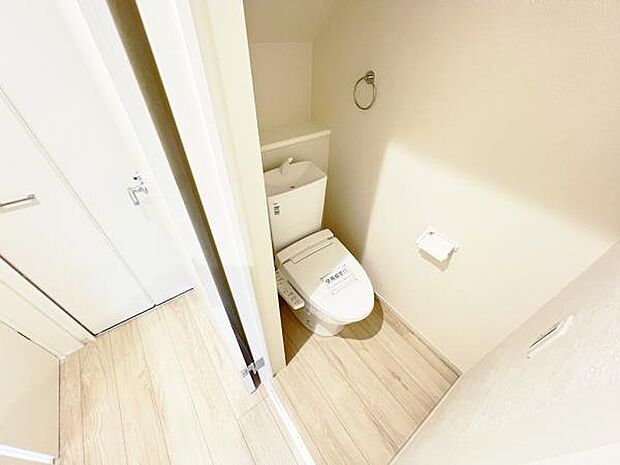 ほっと安らげるトイレ空間です。