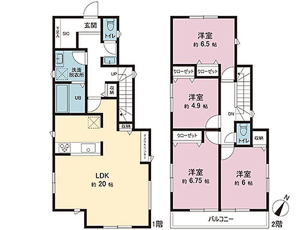 間取図です。図面と異なる場合は現況を優先させていただきます。