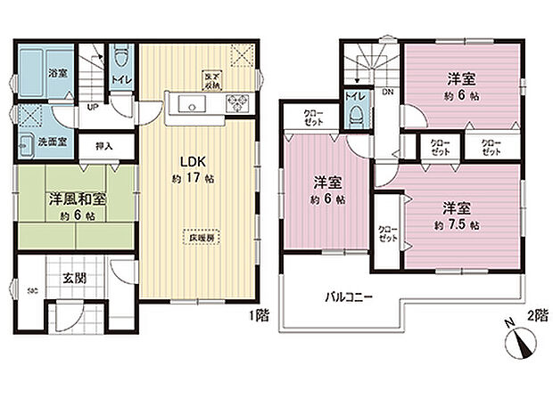 間取図です。図面と異なる場合は現況を優先させていただきます。