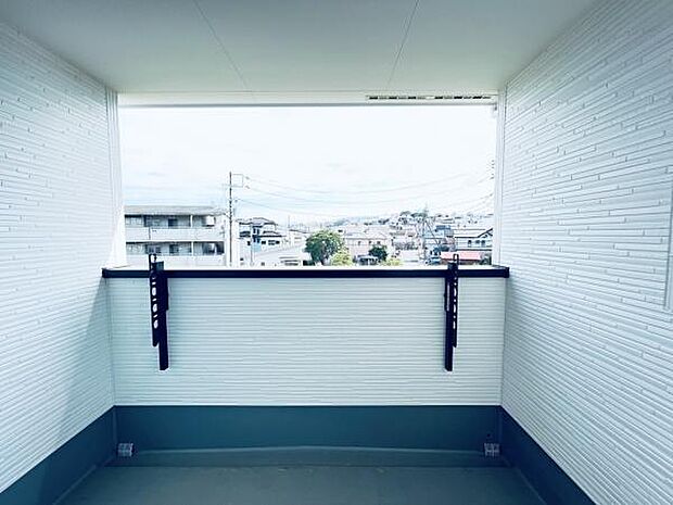 お洗濯ものを気持ち良く太陽の光で干せるのが嬉しいですね。