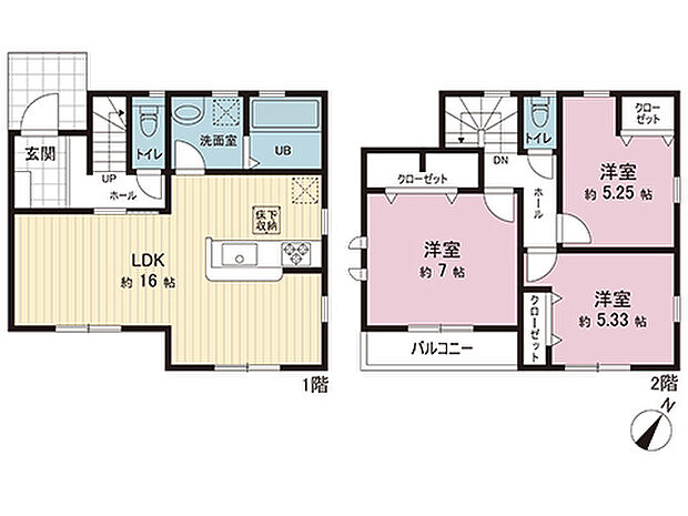 間取図です。図面と異なる場合は現況を優先させていただきます。