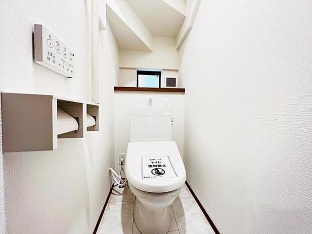 ほっと安らげるトイレ空間です。