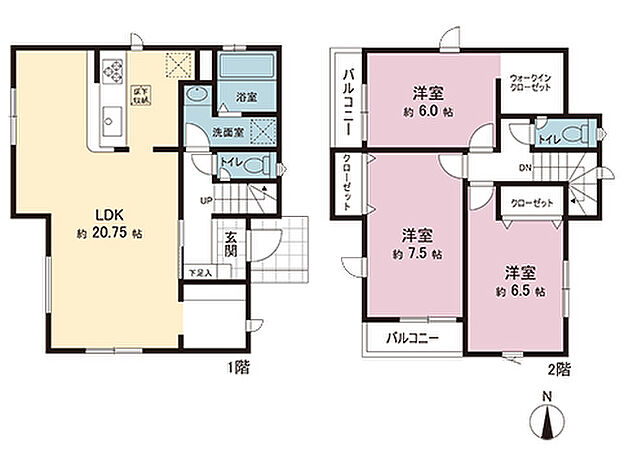 間取図です。図面と異なる場合は現況を優先させていただきます。