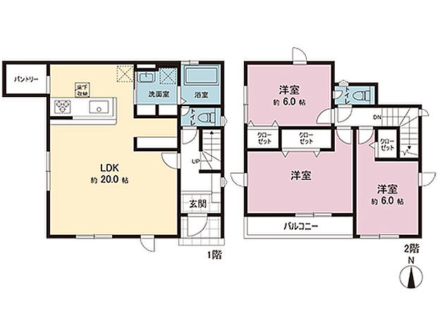 間取図です。図面と異なる場合は現況を優先させていただきます。