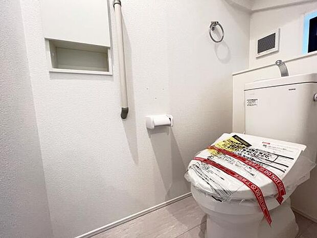 ほっと安らげるトイレ空間です。