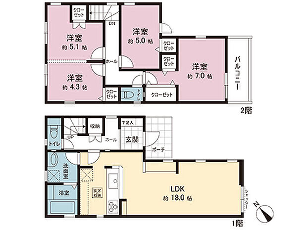 間取図です。図面と異なる場合は現況を優先させていただきます。