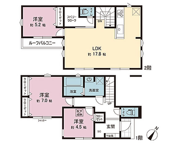 間取図です。図面と異なる場合は現況を優先させていただきます。