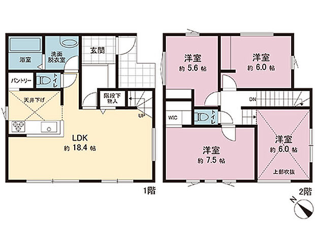 間取図です。図面と異なる場合は現況を優先させていただきます。