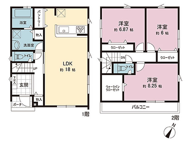 間取図です。図面と異なる場合は現況を優先させていただきます。