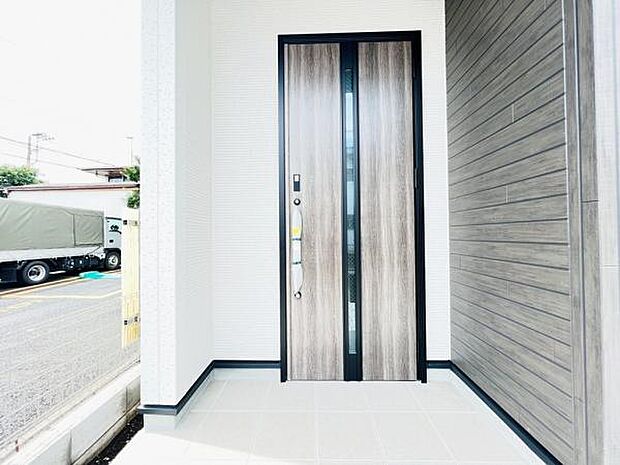 いつも気持ちよくご家族を迎えられる玄関です。