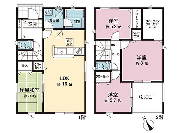 間取図です。図面と異なる場合は現況を優先させていただきます。