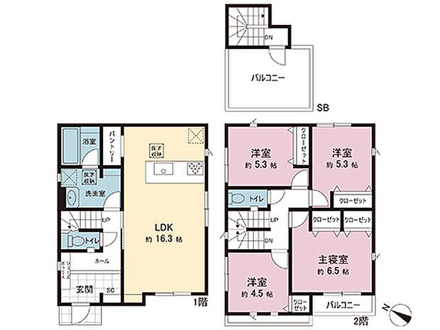 間取図です。図面と異なる場合は現況を優先させていただきます。