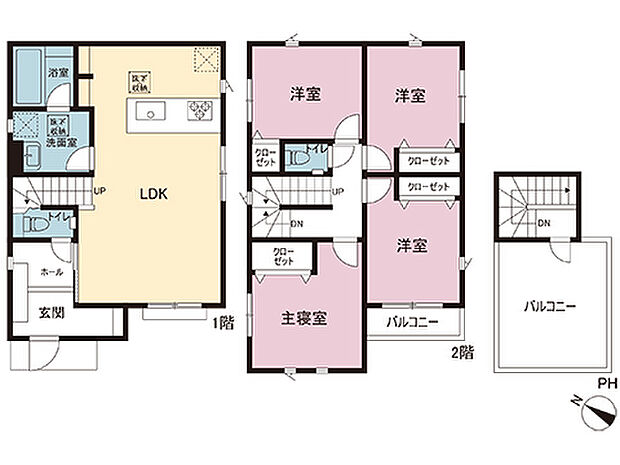 間取図です。図面と異なる場合は現況を優先させていただきます。