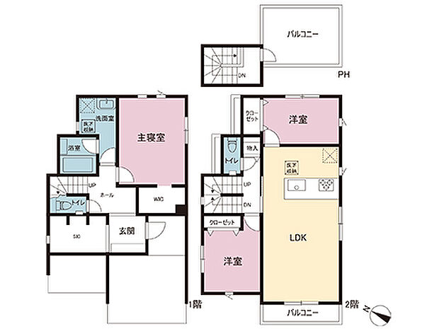 間取図です。図面と異なる場合は現況を優先させていただきます。