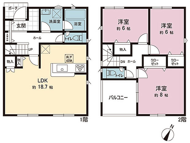 間取図です。図面と異なる場合は現況を優先させていただきます。