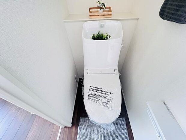 ほっと安らげるトイレ空間です。