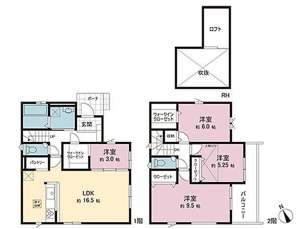 間取図です。図面と異なる場合は現況を優先させていただきます。