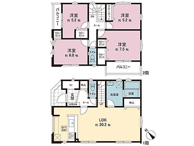 間取図です。図面と異なる場合は現況を優先させていただきます。