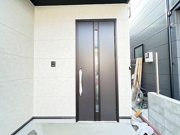 いつも気持ちよくご家族を迎えられる玄関です。