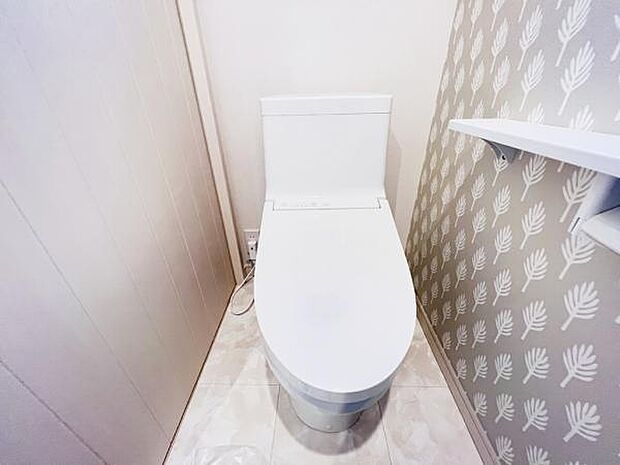 ほっと安らげるトイレ空間です。