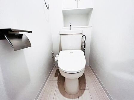 ほっと安らげるトイレ空間です。