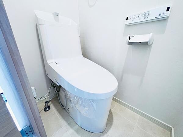 ほっと安らげるトイレ空間です。