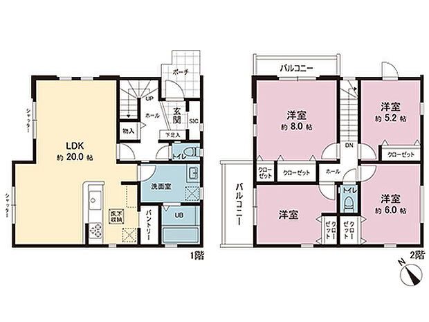 間取図です。図面と異なる場合は現況を優先させていただきます。