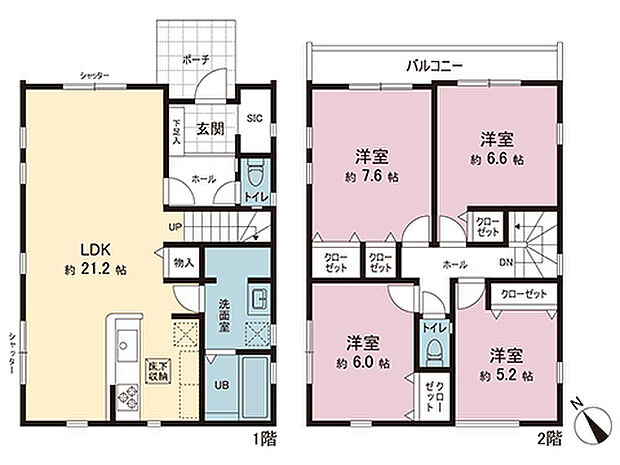 間取図です。図面と異なる場合は現況を優先させていただきます。